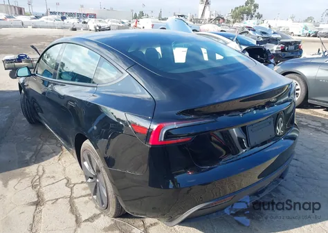 2025 Tesla Model 3 Long Range Rear-Wheel Drive из США, поврежденный, VIN 5YJ3E1EA3SF968930